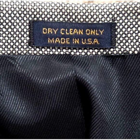 Oscar de la Renta Gray Single Breasted 3 Button Sport Coat Blazer Jacket Men 40R - Picture 8 of 9